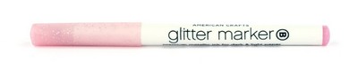 American Crafts - Glitter Marker - Pink  (sold in 3's)