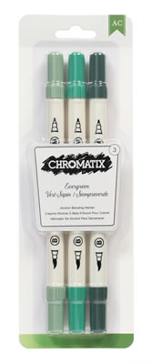 American Crafts - Chromatix Blending Markers - 3pk Grass  (sold individually)