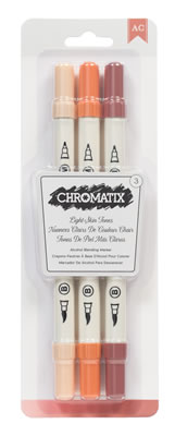 American Crafts - Chromatix Blending Markers - 3pk Grape  (sold individually)