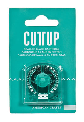 American Crafts - Cartridge Trimmer Accessories - Scallop Blade  (sold individually)