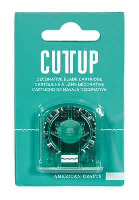 American Crafts - Cartridge Trimmer Accessories - Decorative Blade  (sold individually)