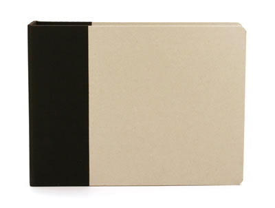 American Crafts - Modern Album - 8x8 D Ring - Black  (sold individually)
