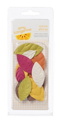 American Crafts - Amy Tangerine - Field House Paper Leaves  (sold in 3's)