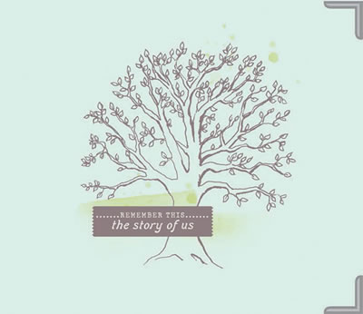 Becky Higgins - Project Life - Designer Albums - 12x12 D-Ring Cloth - 5th & Frolic Edition - The Story of Us  (sold individually)