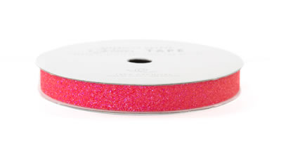 American Crafts - Glitter Tape 3/8" Taffy 3yd  (sold in 3's)