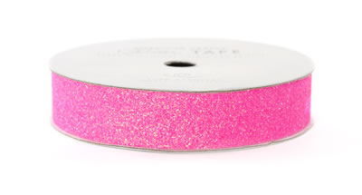 American Crafts - Glitter Tape - 5/8" Begonia 3yd  (sold in 3's)