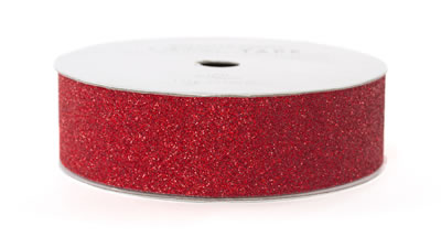 American Crafts - Glitter Tape - 7/8" Rouge 3yd  (sold in 3's)