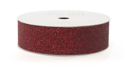 American Crafts - Glitter Tape - 7/8" Pomegranate 3yd  (sold in 3's)