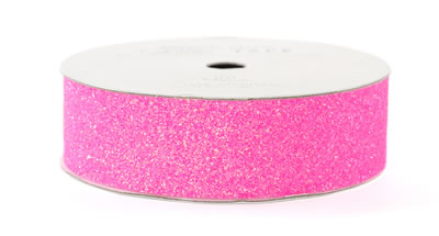 American Crafts - Glitter Tape - 7/8" Begonia 3yd  (sold in 3's)