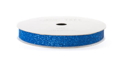 American Crafts - Glitter Tape 3/8" Marine 3yd  (sold in 3's)