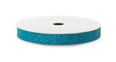 American Crafts - Glitter Tape 3/8" Peacock 3yd  (sold in 3's)