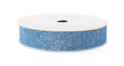 American Crafts - Glitter Tape - 5/8" Sky 3yd  (sold in 3's)