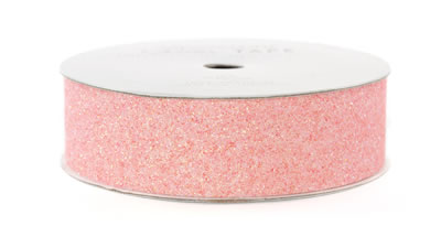 American Crafts - Glitter Tape - 7/8" Peony 3yd  (sold in 3's)