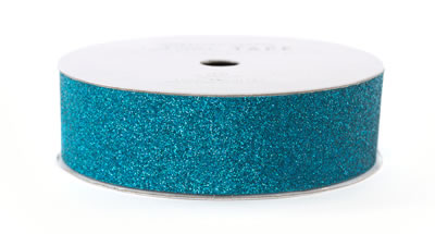 American Crafts - Glitter Tape - 7/8" Peacock 3yd  (sold in 3's)