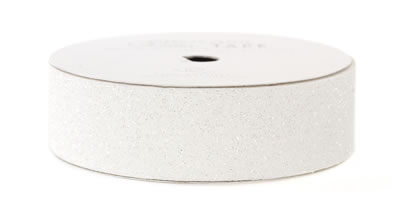 American Crafts - Glitter Tape - 7/8" White 3yd  (sold in 3's)