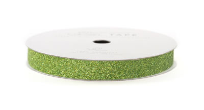 American Crafts - Glitter Tape - 3/8" Spinach 3yd  (sold in 3's)