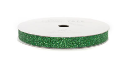 American Crafts - Glitter Tape - 3/8" Evergreen 3yd  (sold in 3's)