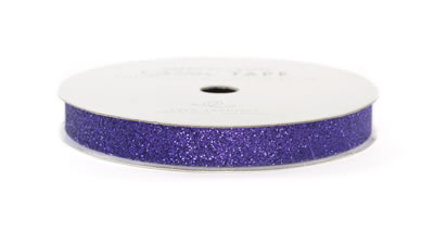 American Crafts - Glitter Tape - 3/8" Plum 3yd  (sold in 3's)