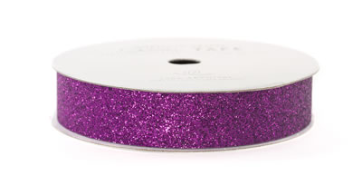 American Crafts - Glitter Tape - 5/8" Grape 3yd  (sold in 3's)