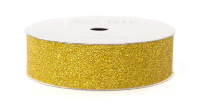 American Crafts - Glitter Tape - 7/8" Sunflower 3yd  (sold in 3's)
