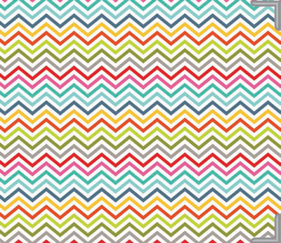 Becky Higgins - Project Life - Designer Albums - 12x12 D-Ring Cloth - Honey Edition - Chevron  (sold individually)