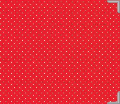 Becky Higgins - Project Life - Designer Albums - 12x12 D-Ring Cloth - Honey Edition - Dots  (sold individually)