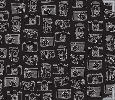 Becky Higgins - Project Life - 12x12 Album Glossy - Midnight Edition - Cameras  (sold individually)