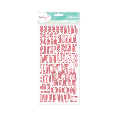 American Crafts - Dear Lizzy - 5th & Frolic - Thickers - Foil - Primrose - Rosebud  (sold in 3's)