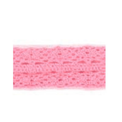 American Crafts - Ribbon - Crocheted Lace 3/4" - Bubblegum - 2yds  (sold in 3's)
