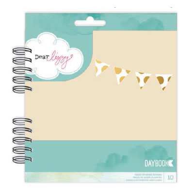 American Crafts - Dear Lizzy - 5th & Frolic - Happy Way Daybook - Spiral  (sold in 3's)