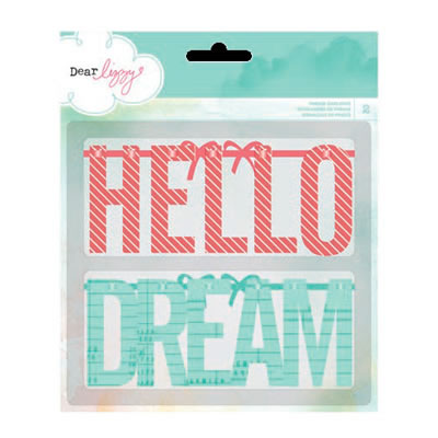 American Crafts - Dear Lizzy - 5th & Frolic - Phrase Banners  (sold in 3's)