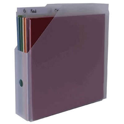 Aussie Scrap Source - Paper Storage File with 6 dividers  (sold in 3's)