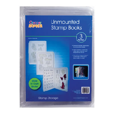 Cropper Hopper - Unmounted Stamp Books  for Craft Binder 3/pk  (sold individually)