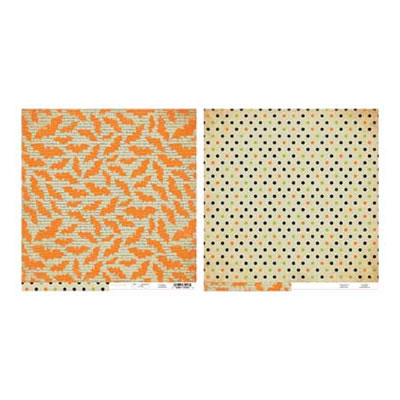 The Girls Paperie - Toil & Trouble - Midnight Flight  12x12 d/sided paper  (pack of 10)