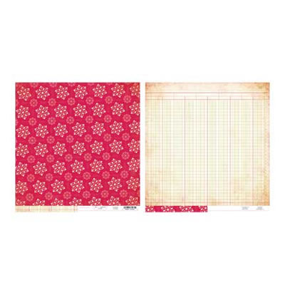 The Girls Paperie - Tinsel & Twig - Snowfall 12x12 d/sided paper  (pack of 10)