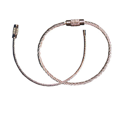 7 Gypsies - Cable Rings - Chrome 10/pk  (sold in 3's)