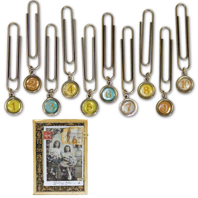 7Gypsies - Avignon - Paperclip Dangles 10/pk  (sold in 3's)