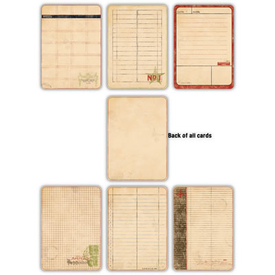 7 Gypsies - Journal Pages - Vintage  (sold in 3's)