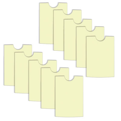 7 Gypsies - Naked Pockets - Small 2.75x3.75" - Manilla 10/pk  (sold in 3's)"