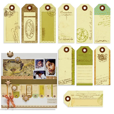 7Gypsies - Avignon - 97% Complete Tags 10/pk  (sold in 3's)