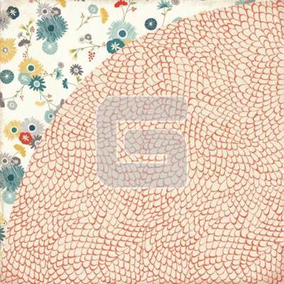 Basic Grey - Mon Ami - Jardin  12 x 12 paper (Sold in packs of 25)