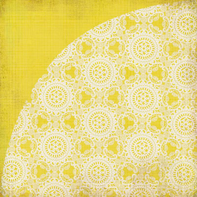 BasicGrey - Nook & Pantry - Lemon Meringue Pie 12x12 d/sided paper  (pack of 10)