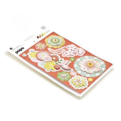 BasicGrey - Nook & Pantry - Pops Layered Stickers  (sold in 3's)