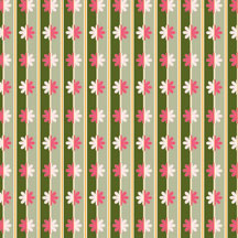 Arctic Frog - Canteen Flowers 12x12 patterned paper  (pack of 10)