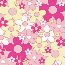 Arctic Frog - Prize Winning Blooms 12x12 patterned paper   (pack of 10)