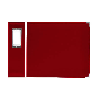 Aussie Scrap Source - 3 Ring 12x12 Faux Leather Album - Red  (sold individually)