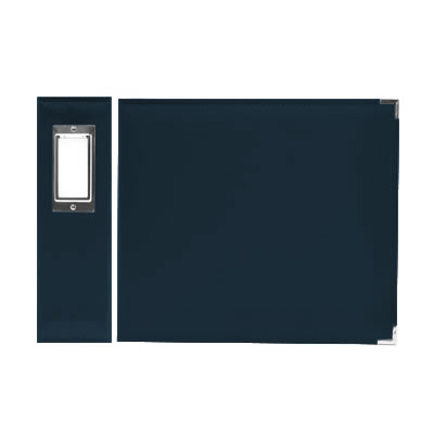 Aussie Scrap Source - 3 Ring 12x12 Faux Leather Album - Light Navy  (sold individually)