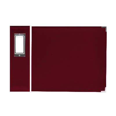 Aussie Scrap Source - 3 Ring 12x12 Faux Leather Album - Burgundy  (sold individually)