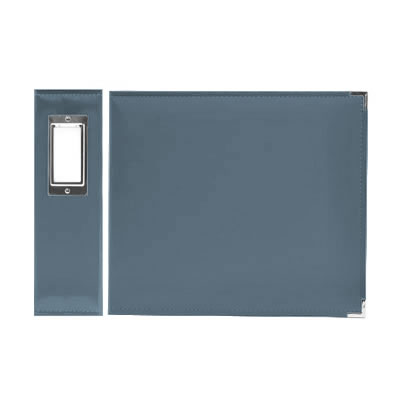 Aussie Scrap Source - 3 Ring 12x12 Faux Leather Album - China Blue  (sold individually)