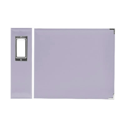 Aussie Scrap Source - 3 Ring 12x12 Faux Leather Album - Lavender  (sold individually)